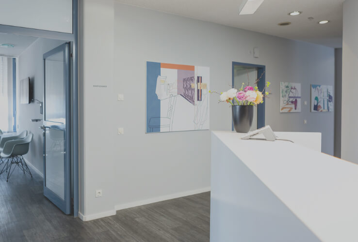 Empfangsbereich von Drescher Orthopädie